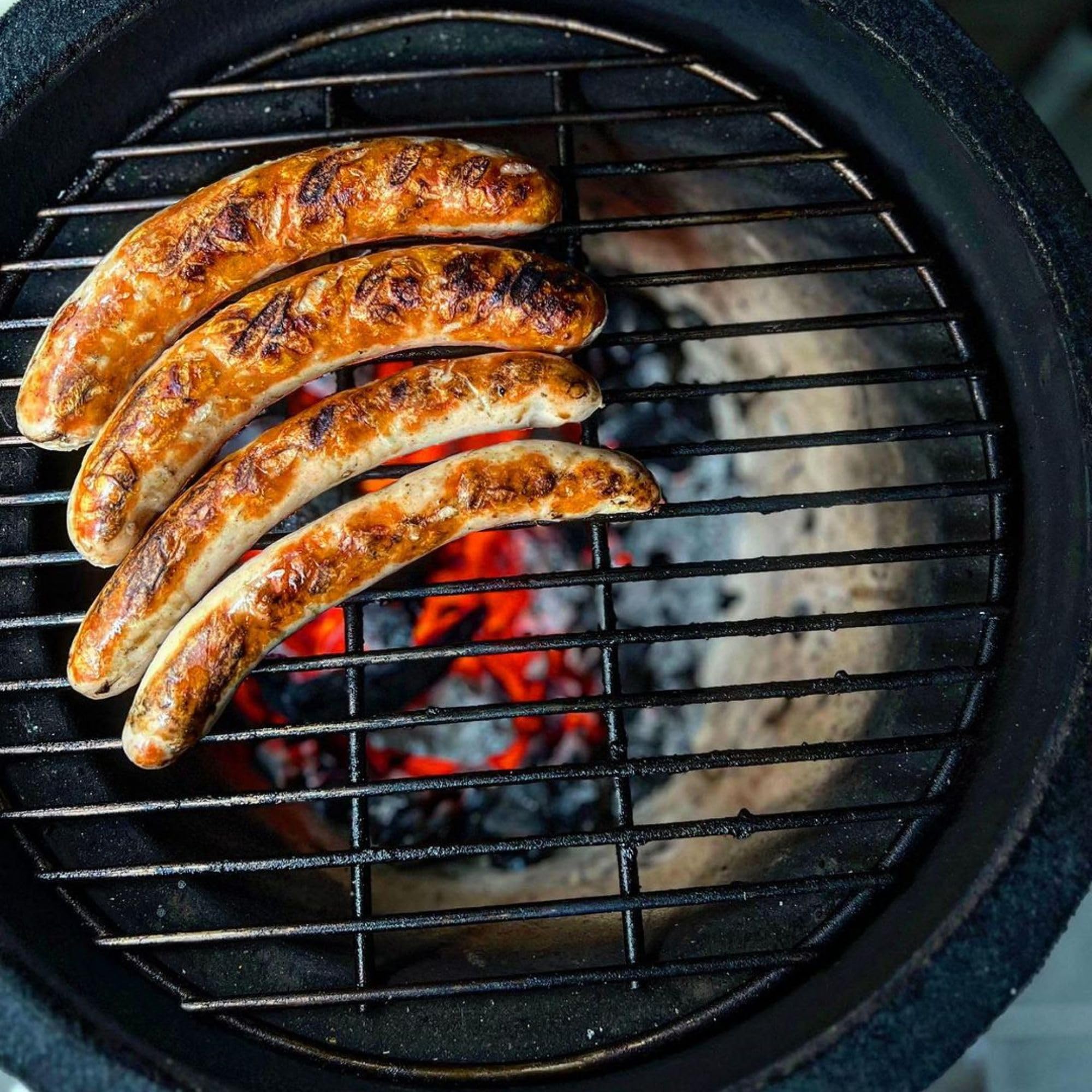 BBQ-Toro Kamado Grill Holzkohlegrill Haiiro Ø 32 cm | Schwarz | Mini Holzkohlegrill mit Thermometer & Holzgriffen | Keramikgrill rund | Ceramic Grill Ei, Smoker, BBQ Grillofen, Kamado BBQ